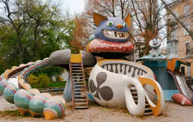 Landscape Alley in Kyiv - creative children’s playground