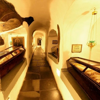 The relics of the saints in the caves of the Kyiv Cave Monastery