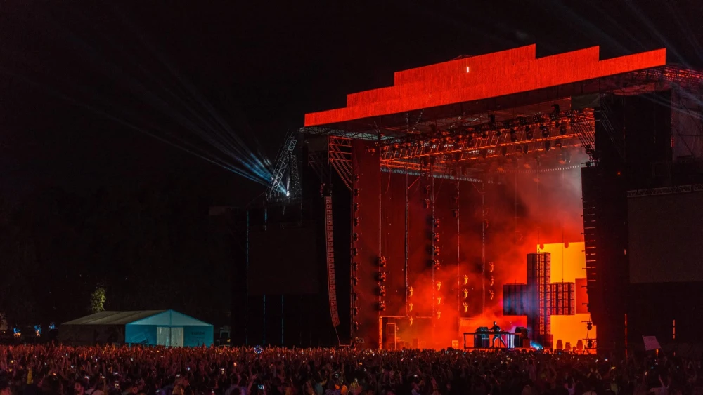 concert stage at the Atlas Festival