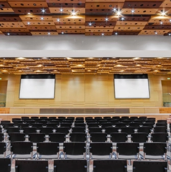 Modern conference hall in the CEC "Parkovy" in Kyiv