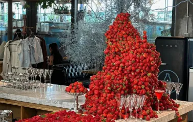 Milk Bar Tsum - decorative strawberry mountain
