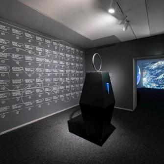Multimedia installation in the space of the PinchukArtCentre