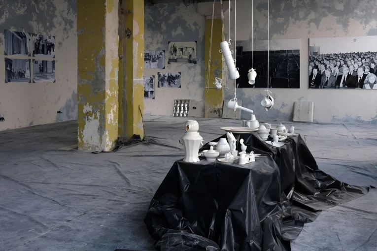 Exhibition in the hall of the avangarden gallery in Kyiv