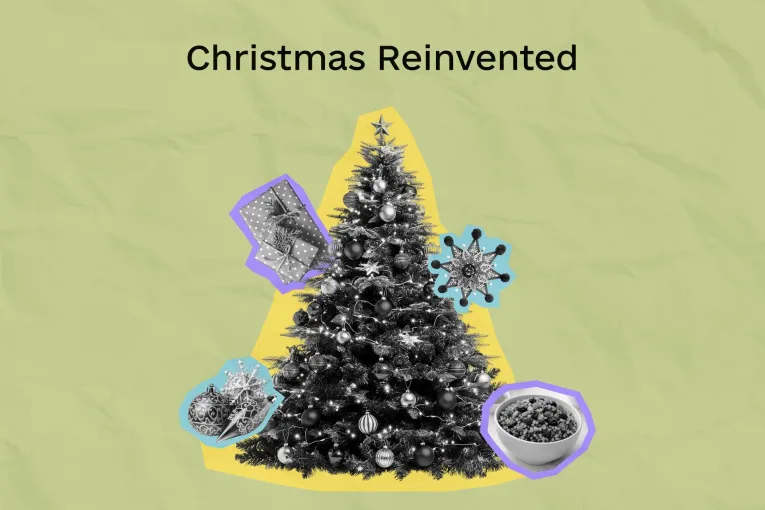 Article cover about how modern Christmas celebration reflecting changing traditions