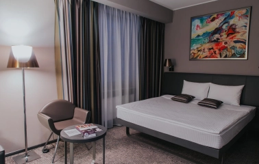 Modern room at the Mercure Kyiv Congress Hotel