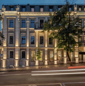Sophia Hotel - hotel facade with large windows