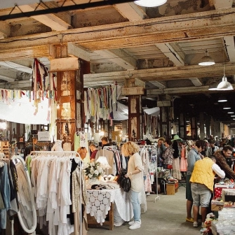 The space of the Kurazh vintage market in Kyiv