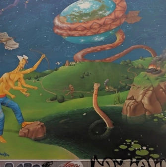 Time of Changes in Kyiv - the six-armed Cossack confronts the snake, which symbolizes evil