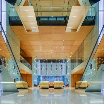 Parkovy - modern interior foyer or reception hall