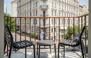 Sophia Hotel - view from a hotel balcony