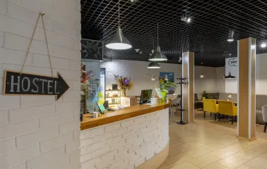 Dream Hostel - welcoming reception desk area