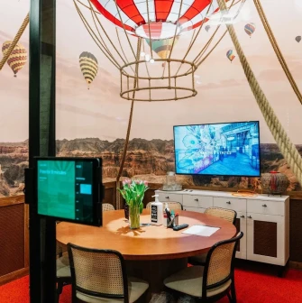 Creative States - view of an open-plan room