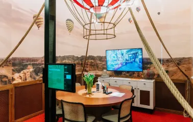 Creative States - view of an open-plan room