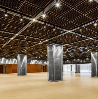 Spacious main event hall at CEC “Parkovy” in Kyiv